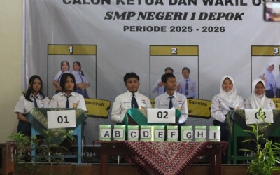 Mandat Satu Tahun: Memilih Kepemimpinan Matang di Jantung Demokrasi SMP N 1 Depok
